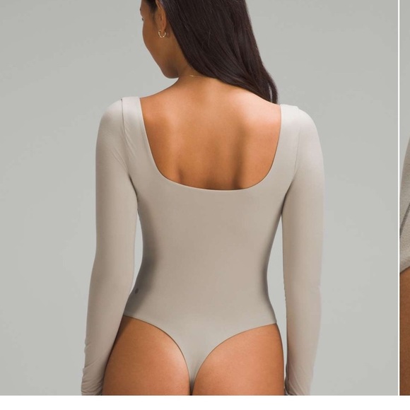 LULULEMON-Wundermost Ultra-Soft Nulu Square-Neck Long-Sleeve - Picture 2 of 8